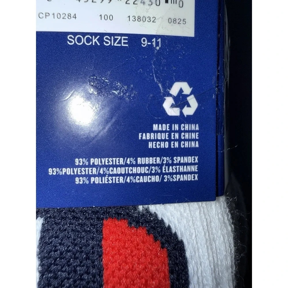 Champion Kids Crew Socks 6 Pair 5Y-7Y White Logo Youth Sports School Foot NWT